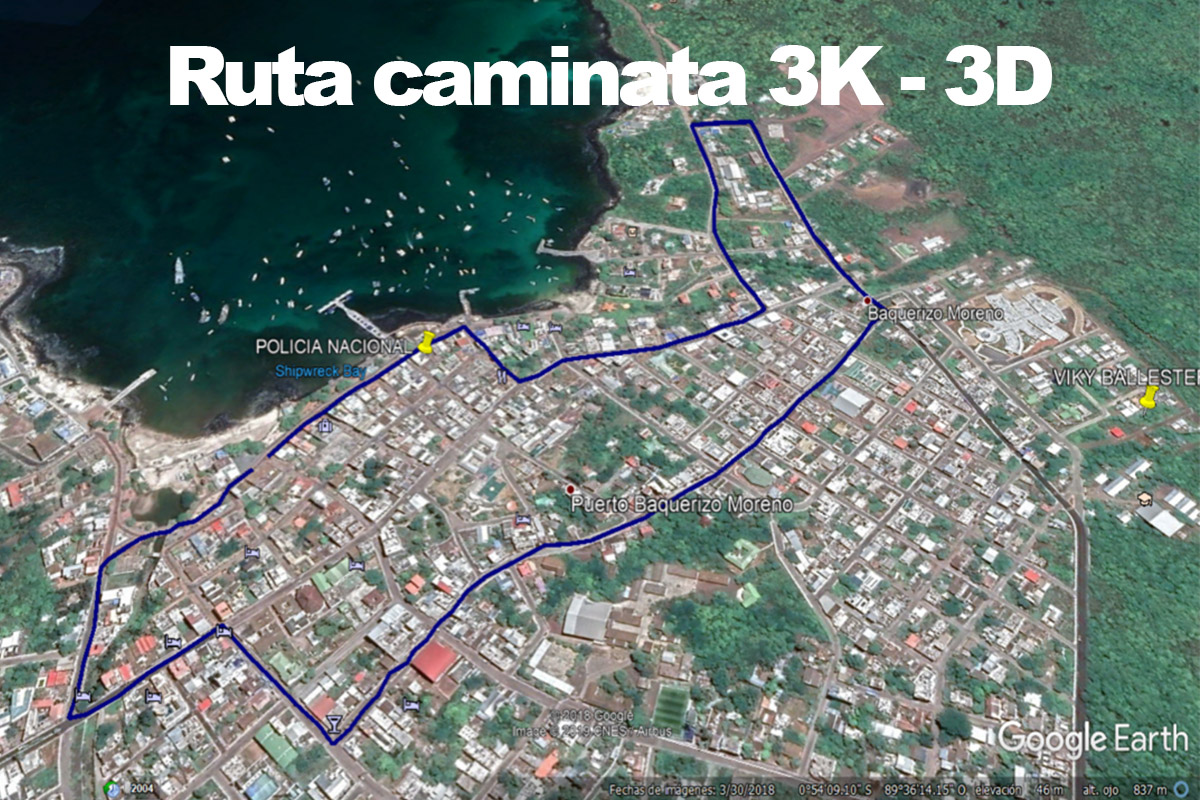 Ruta caminata conadis glps