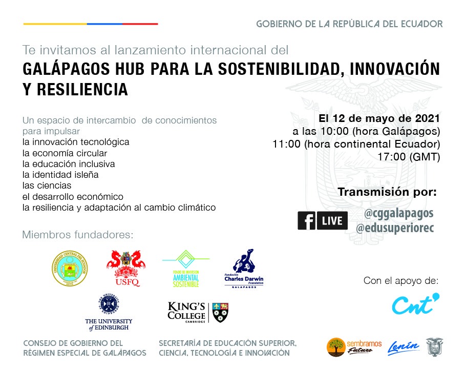 Invitacion HUB Galapagos